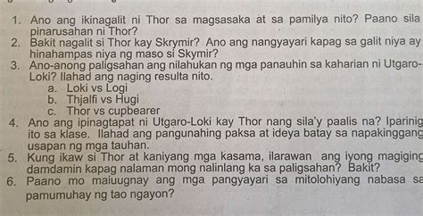 Ano ang dahilan ng pagkagalit ni Thor sa magsasaka at sa .